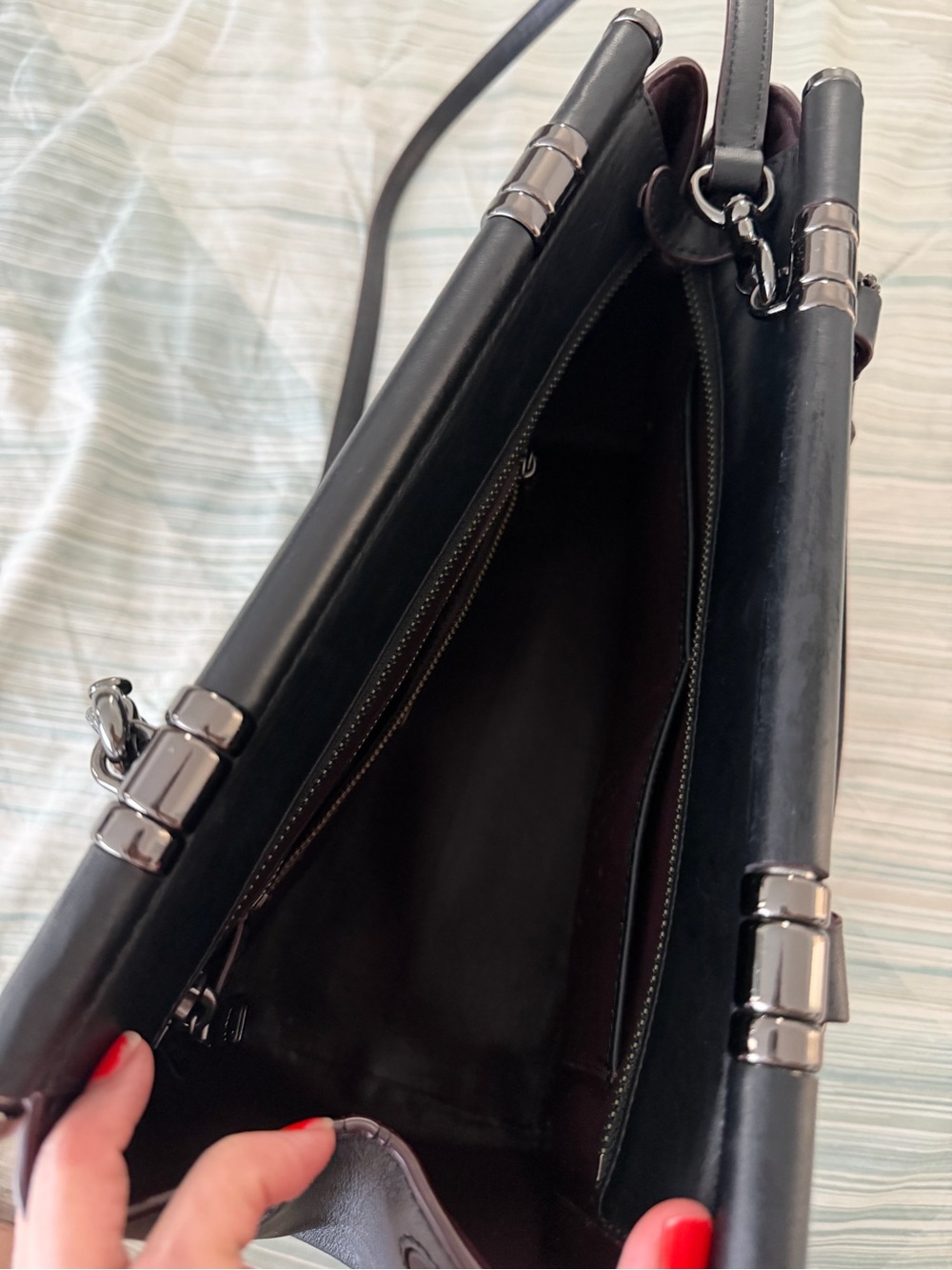 Coach Willow Floral Drifter Top Handle Satchel - Picture 9 of 14